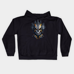 Mecha Skull S01 D50 Kids Hoodie